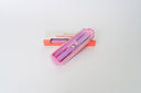Kids Cutlery Set With Case For School Lunches Pink