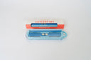 Kids Cutlery Set With Case For School Lunches Blue