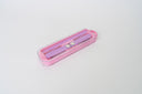 Kids Cutlery Set With Case For School Lunches Pink