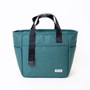 Large green insulated tote lunch bag work teens high school middle school from the Spixal commute series