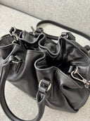Cleo Leather Handbag - Black