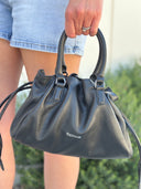 Cleo Leather Handbag - Black