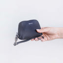Hallie Coin Purse Black — side view | Spixal
