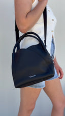 Isla Leather Handbag - Black