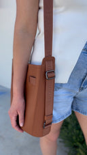 Evie Leather Handbag - Tan