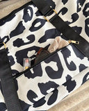 Spixal Black & Pink Leopard Print Travel Bundle