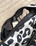 Spixal Black Leopard Print Travel Bundle
