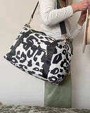 Spixal Black Leopard Print Travel Bundle