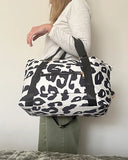 Spixal Black Leopard Print Travel Bundle