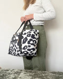 Spixal Black Leopard Print Travel Bundle