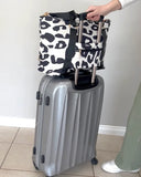 Spixal Black Leopard Print Travel Bundle