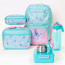 Astro Cat backpack lunch bag and matching pencil case teal bento box insulated food jar and water bottle  | packing the kids school bag just got way more fun | Spixal