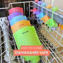 Silicone Reusable Yoghurt Pouches - 5 Pack