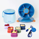 School Day Complete Set | Kids Lunch Bundle - Blue Swirl