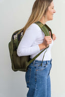 green camouflage camo  large backpack school bag for primary school middle school high school teens or adults | Adjustable padded straps | Spixal