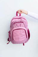 Pink girls large backpack school bag for primary school middle school high school teens or womens uni study backpack | water bottle pocket and laptop sleeve | Spixal