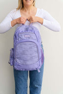 Purple backpack school bag for primary school middle school uni study or travel | water bottle pocket laptop sleeve | Spixal