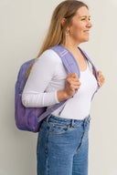 Purple girls backpack school bag for primary school, middle school or high school | comfortable padded straps | Spixal