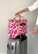 Spixal Pink Leopard Print Travel Bundle