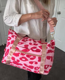Spixal Pink & Black Leopard Print Travel Bundle