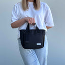 Insulated Tote Lunch Bag Black