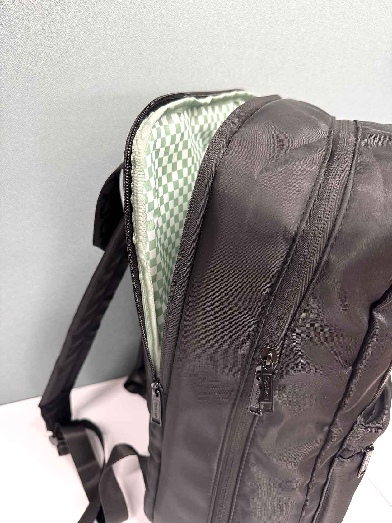 Commute black backpack with dedicated laptop pocket