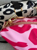 Spixal Pink & Black Leopard Print Travel Bundle