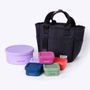 Lunch Club – 3 Piece Bundle – Lunch & Crunch -  Black Purple