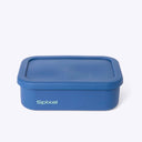 Silicone Bento Box 3 Compartment - Blue