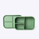Silicone Bento Box 3 Compartment - Green