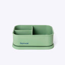 Silicone Bento Box 3 Compartment - Green