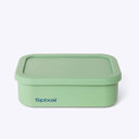 Silicone Bento Box 3 Compartment - Green