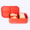 Silicone Bento Box 3 Compartment - Orange