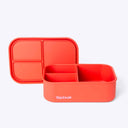 Silicone Bento Box 3 Compartment - Orange