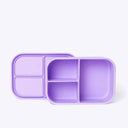 Silicone Bento Box 3 Compartment - Purple