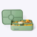 Silicone Bento Box 5 Compartment - Green