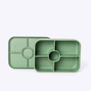 Silicone Bento Box 5 Compartment - Green