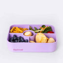 Silicone Bento Box 5 Compartment - Purple