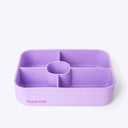 Silicone Bento Box 5 Compartment - Purple
