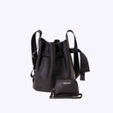 Evie Leather Handbag + Coin Purse Bundle - Black