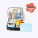 Spixal Mega Munch Lunch Bag Bundle - Black and Blue