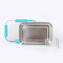 Core Lightweight Stainless Steel Large Bento Lunch Box Teal removable compartments | Spixal