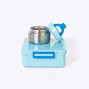 Duo Bento Lunch Box & Food Jar Light Blue