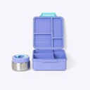 Duo Bento Lunch Box & Food Jar Purple
