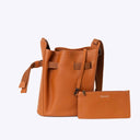 Evie Leather Handbag - Tan