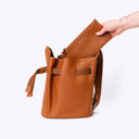 Evie Leather Handbag - Tan