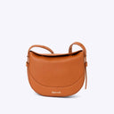 Fleur Leather Handbag - Tan