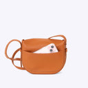 Fleur Leather Handbag - Tan