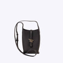 Georgie Leather Phone Bag - Black