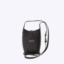 Georgie Leather Phone Bag - Black